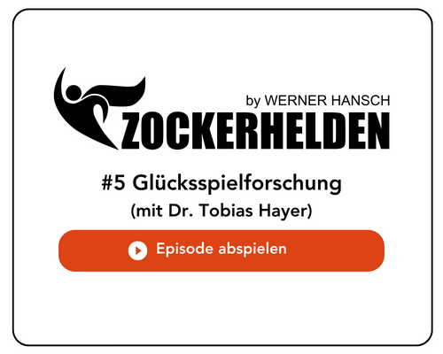 Zockerhelden Podcast – Folge 5: „Glücksspielforschung (mit Dr. Tobias Hayer)“
